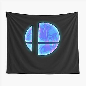 Super smash brothers flaming logo Classic Tapestry