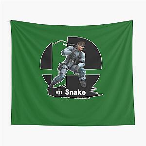 Super Smash B R O S Ultimate 31 Snake Classic  Tapestry