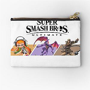 Super Smash Bros. Ultimate ColorBlock Zipper Pouch