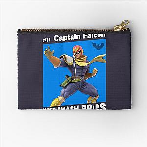 Bright Famous Hunters Fight Smash Bros Ultimate - 11 Captain Falcon Gifts For Fan Zipper Pouch