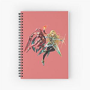 Pyra & Mythra Smash Ultimate Artwork Spiral Notebook