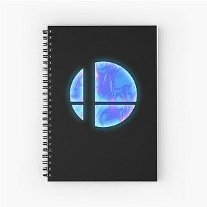 Super smash brothers flaming logo Classic Spiral Notebook