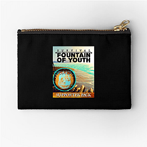 One Sip Away from Freedom Survival Fountain Of Youth Zipper Pouches