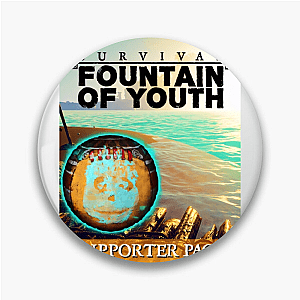 One Sip Away from Freedom Survival Fountain Of Youth Pins