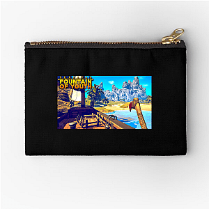 Fountain of Youth Runs Cold Survival Fountain Of Youth Zipper Pouches