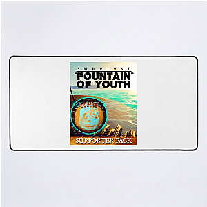 One Sip Away from Freedom Survival Fountain Of Youth Mouse Pads