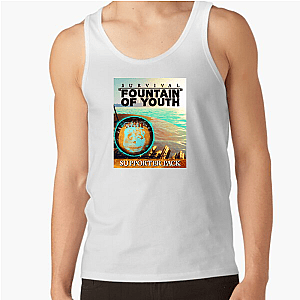 One Sip Away from Freedom Survival Fountain Of Youth Tank Tops