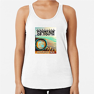 One Sip Away from Freedom Survival Fountain Of Youth Tank Tops