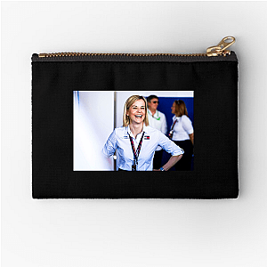 Female Racing Pioneer Susie Wolff Zipper Pouches