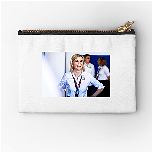 Female Racing Pioneer Susie Wolff Zipper Pouches