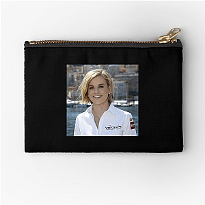 Champion Of Inclusion Susie Wolff Zipper Pouches