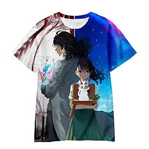 Suzume no Tojimari T-Shirts - Anime 3D Print Streetwear Fashion Oversized T Shirt Harajuku Style 7 [ID3681]