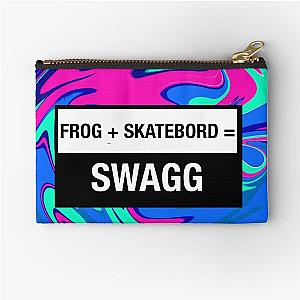 Frog skateboard Swagg Zipper Pouch