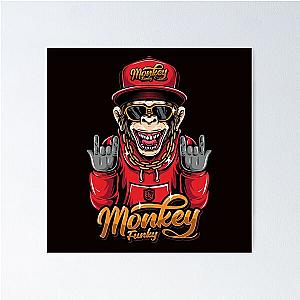 Swaggy Monkey Poster