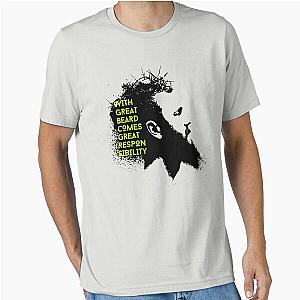 beard hipster swag portrait man cool responsibility Essential T-Shirt