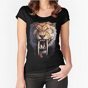 tiger lion wild saber-toothed  swagg blood attack teeth thai boxing china fight dangerous tiger look kindergarten jungle extinct T-Shirt
