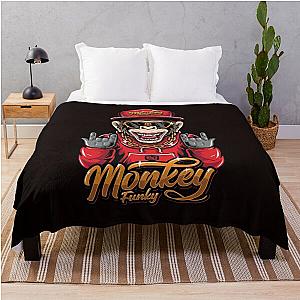 Swag Monkey Throw Blanket