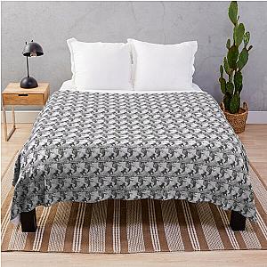 Cropped Rooster Swag Throw Blanket