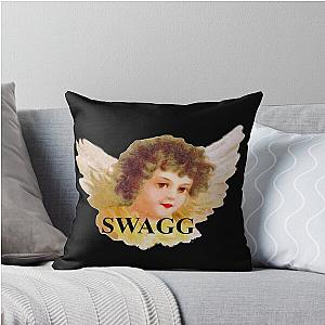 Swagg Angel Cherub Throw Pillow
