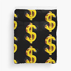 Dollar Swag Rich Money Bank Stock Exchange Wall Street Gold Rich Millionaire Duvet Cover