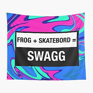 Frog skateboard Swagg Tapestry