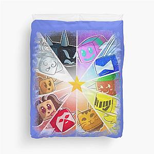 Happy Bee Swarm Simulator Duvet Cover