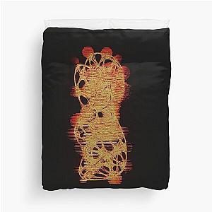 Swarm of light yellow Duvet Cover