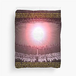 Dyson Swarm Art Duvet Cover
