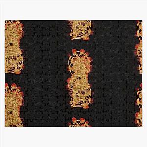 Swarm of light Yellow Jigsaw Puzzle