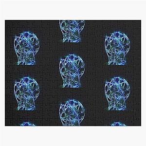 Swarm of light blue Jigsaw Puzzle