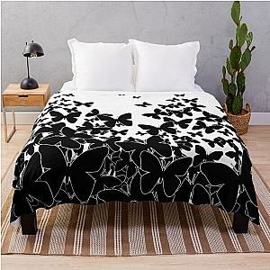 Butterflies Swarming Throw Blanket