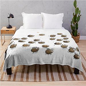 Bumblebee Swarm Pattern Throw Blanket