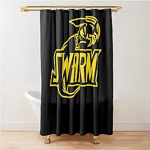 Swarm Sports Shower Curtains