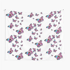 Butterflies Watercolor Art Tapestry