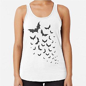 Swirly Bat Racerback Tank Top
