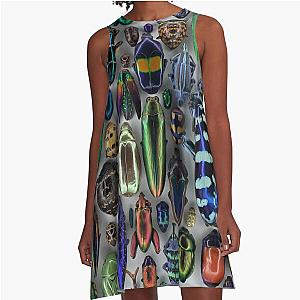 Beetle Swarm A-Line Dress