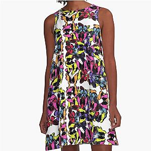 Swarm of Butterflies A-line dress
