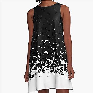 Bat Inverted A-Line Dress