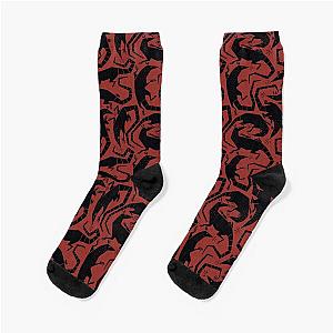 Rat swarm red socks