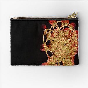 Swarm of light Yellow Zipper Pouch