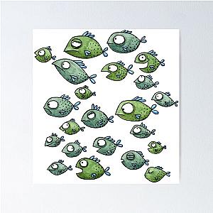 Fish swarm poster
