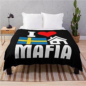 Swedish House Mafia Merch I Heart Swedish House Mafia Throw Blanket