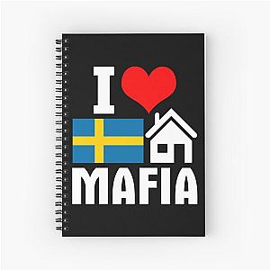 Swedish House Mafia Merch I Heart Swedish House Mafia Spiral Notebook