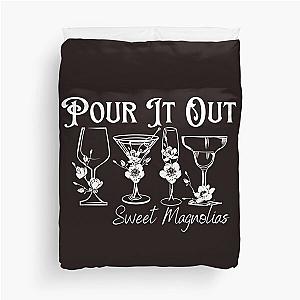 Pour It Out Sweet Magnolias Fan Duvet Cover