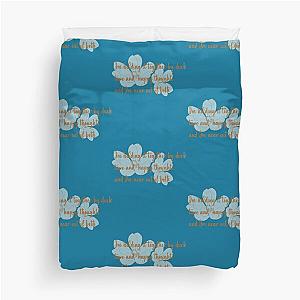 Sweet Magnolias Quotes Duvet Cover