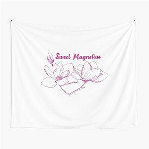 Sweet Magnolias Cute Stickers Tapestry