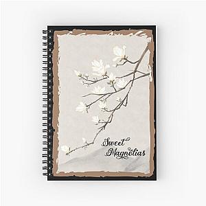 Sweet Magnolias Art Spiral Notebook