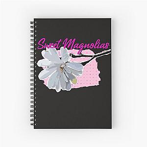 Sweet Magnolias Flower Spiral Notebook