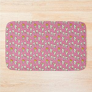 Sweet tooth tattoo flash Bath Mat