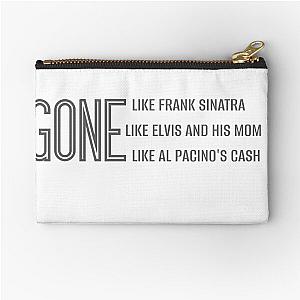 GONE by switchfoot Zipper Pouch